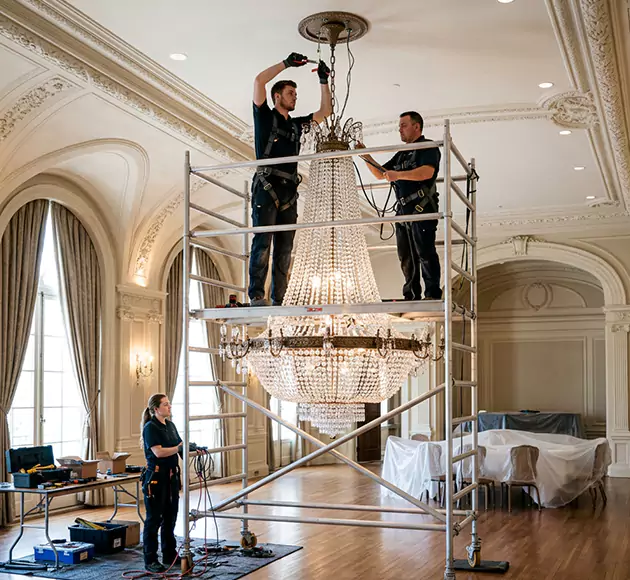 Professional Chandelier Installation: Your Local Fixture Team in Helena, AL